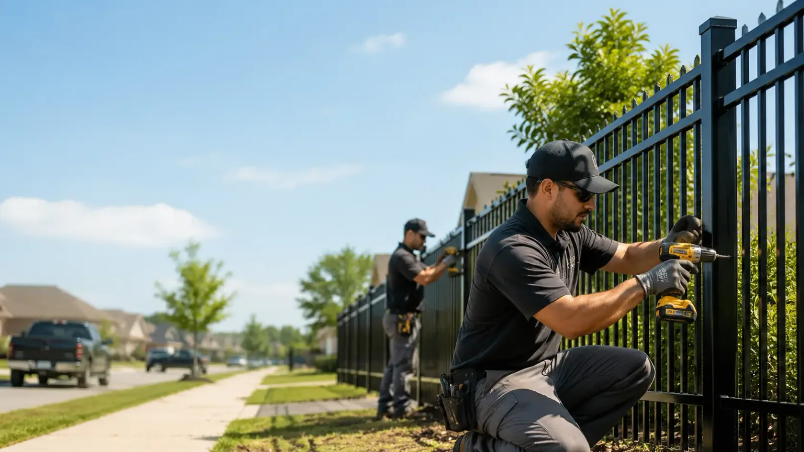 Metal Fence Installation in Carrier Mills, IL